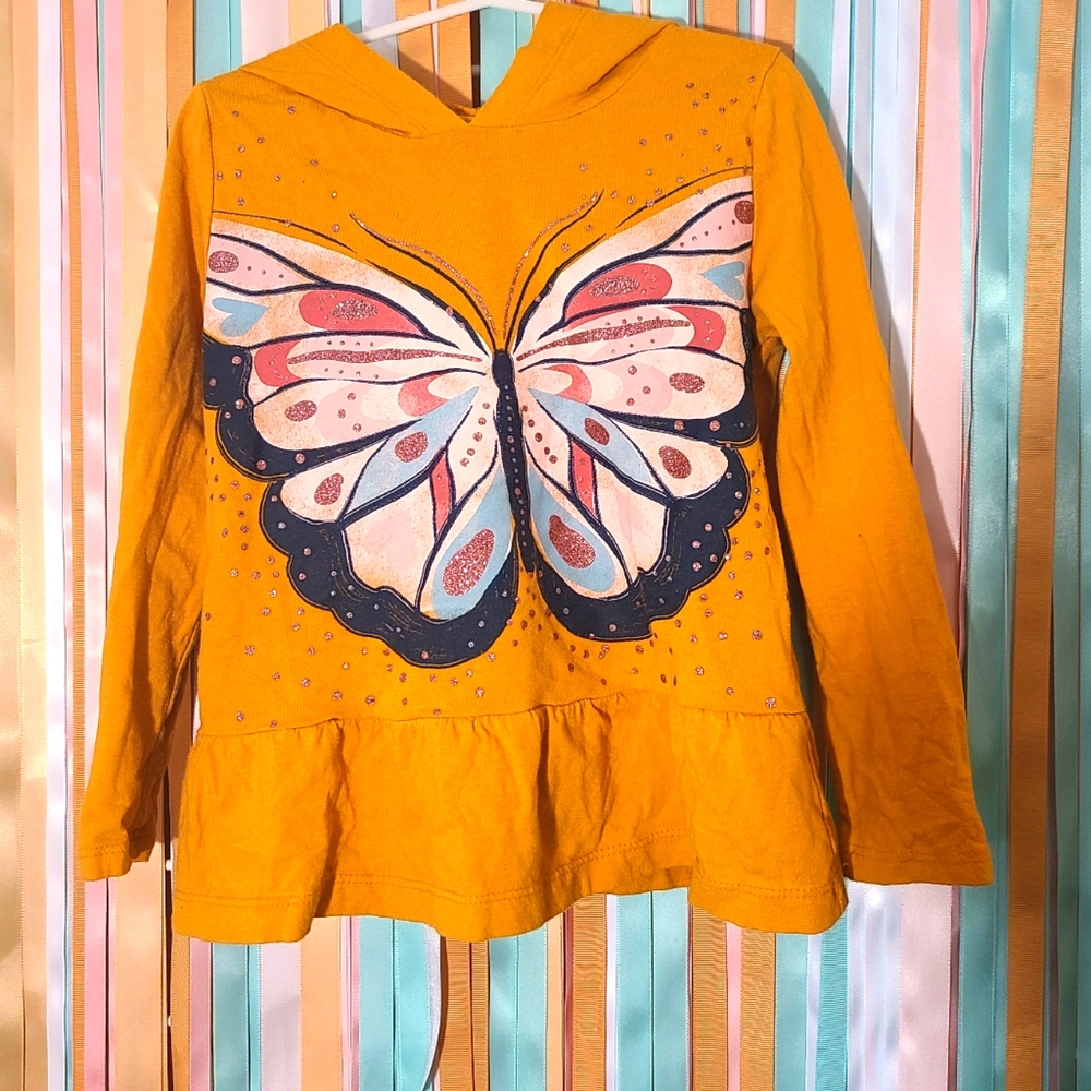 Butterfly ruffle Carter's pullover